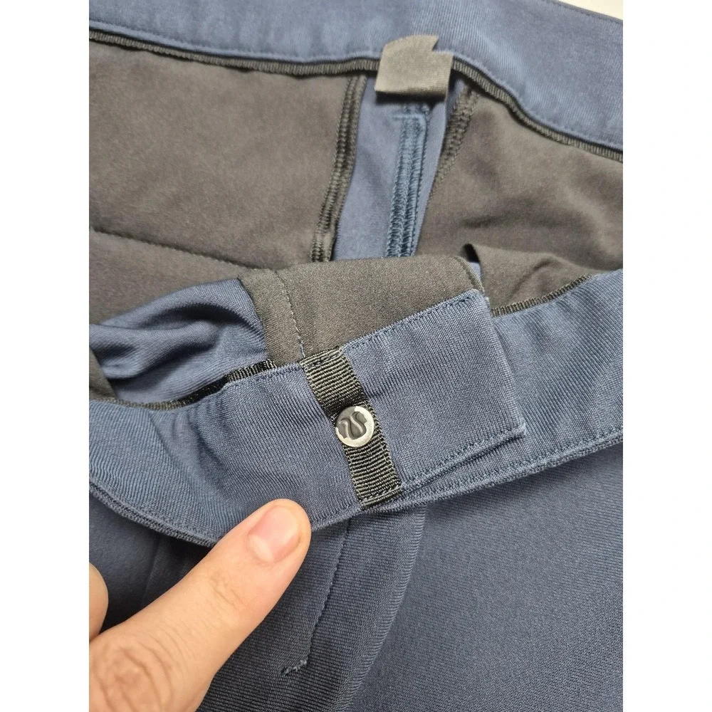 Lululemon ABC Trouser Navy Blue Classic Fit Pants # LM5A05S Mens 33x28